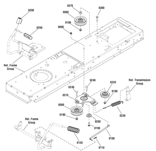 Part Location Diagram of 1750170YP Murray Rod, Brake Return